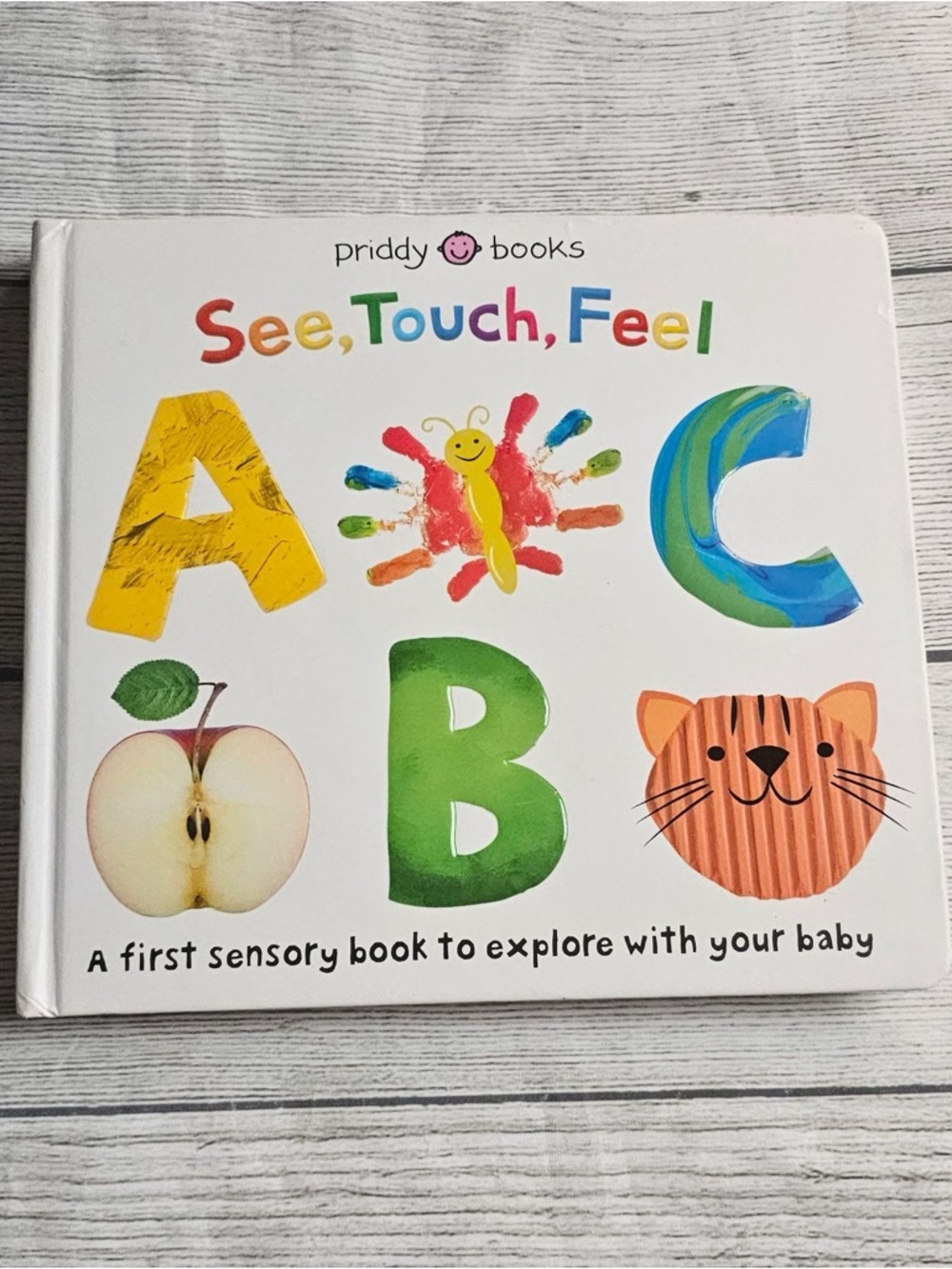 See, Touch, Feel ABC Sensory Board Book - Multicolor